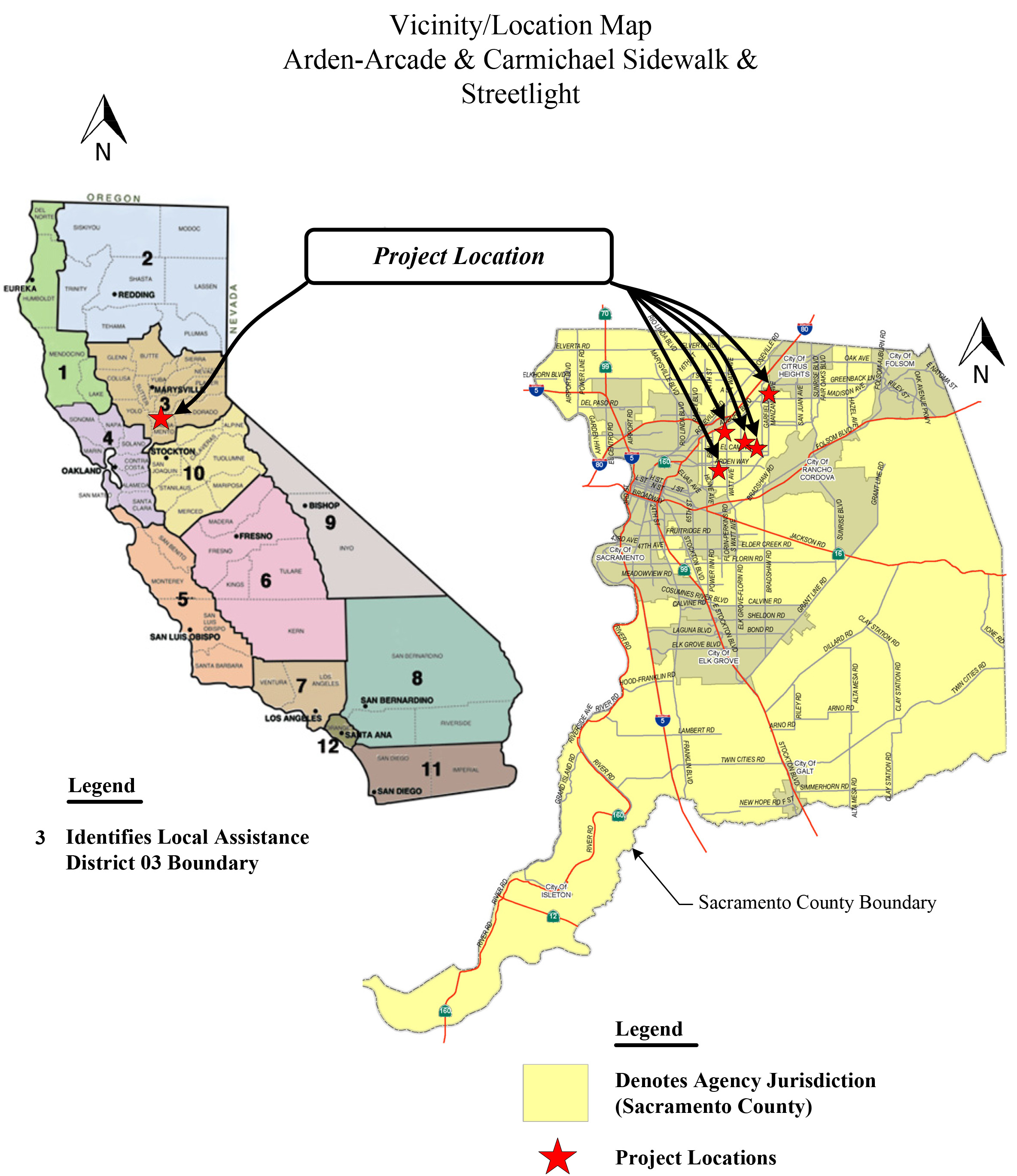 ArdenArcade & Carmichael Sidewalk & Streetlights Improvement Project